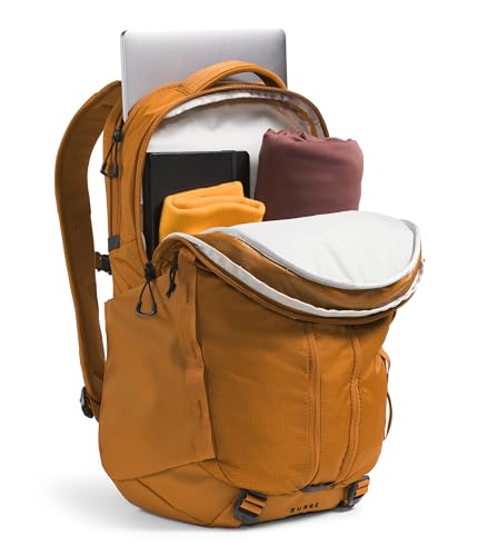 THE NORTH FACE Surge Commuter Laptop Backpack | Daypack with Water Repellent Finish, 16" Laptop Sleeve, Reflective Details, Timber Tan, One Size - Image 5