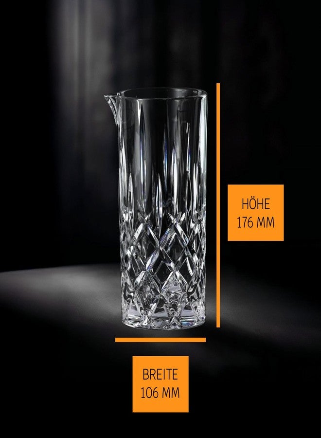 ناختمان كوب خلط ناختمان، خلاط زجاجي كريستالي شفاف، من مجموعة نوبليس، مثالي لتحضير الكوكتيلات، كوب خلط وإبريق للبارمان المحترفين - Image 5