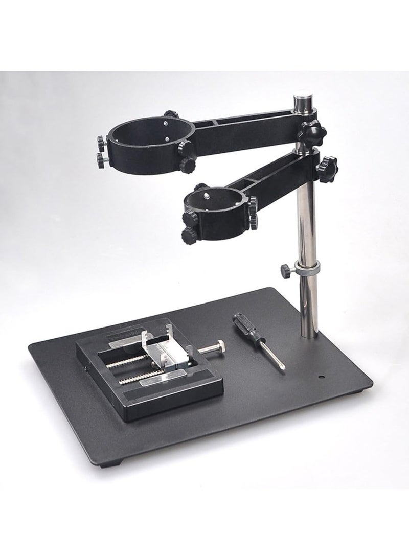 Hot Air Gun Holder Stand, Multi-Function 360° Rotated Height Adjustable Brackets for BGA SMD Rework Soldering Station