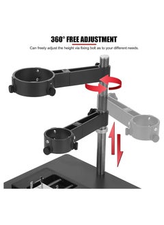 Rubik Hot Air Gun Holder Stand, Multi-Function 360° Rotated Height Adjustable Brackets for BGA SMD Rework Soldering Station  - Image 3