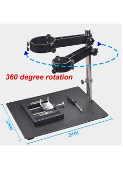 Rubik Hot Air Gun Holder Stand, Multi-Function 360° Rotated Height Adjustable Brackets for BGA SMD Rework Soldering Station  - Image 4