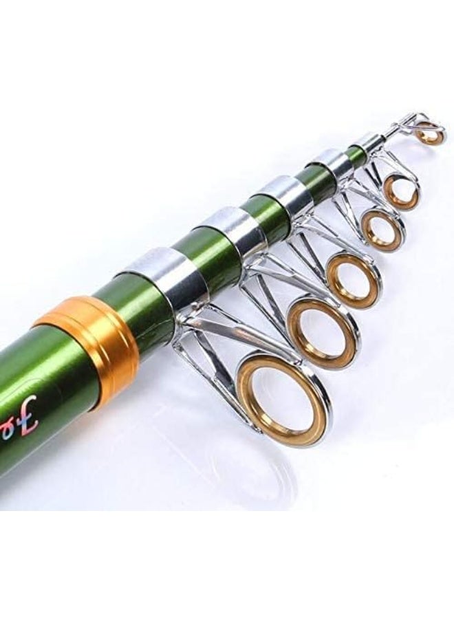 Telescopic Super Hard Saltwater Travel Spinning Fishing Rod Pole - Image 2