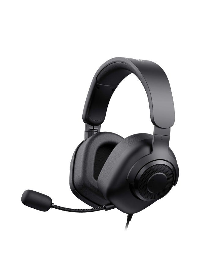 Wired Gaming Headphone with Mute Button and Volume Control Wheel, Immersive Stereo Sound,Soft Memory Foam Earmuffs，360° Omnidirectional Sound Pickup  - Image 1