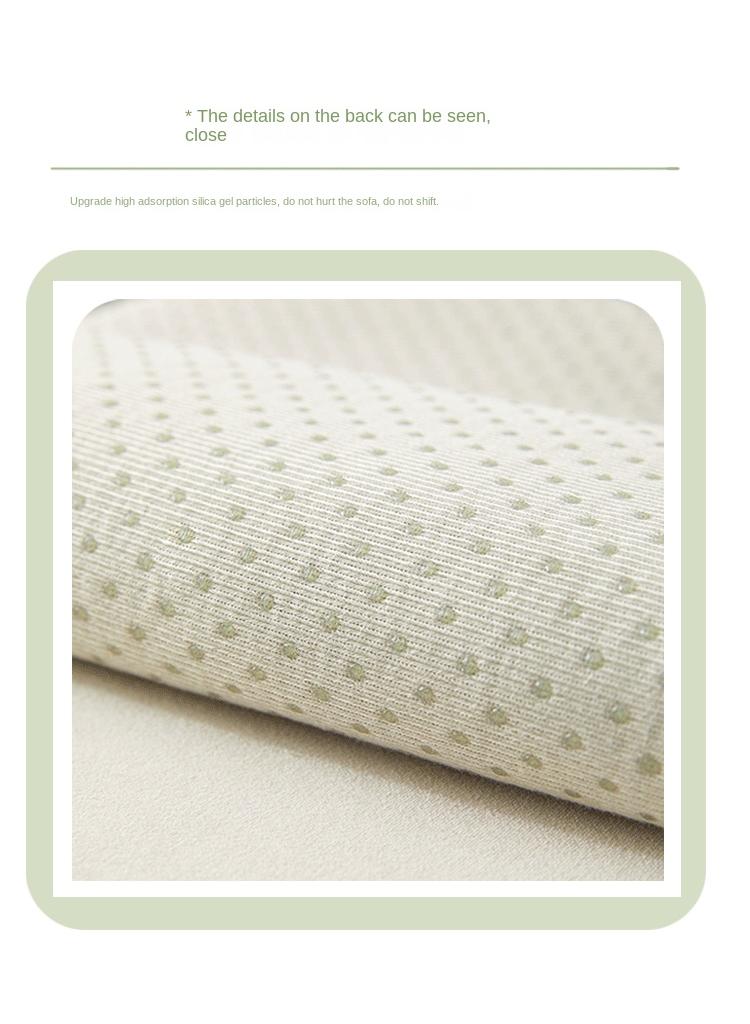 general Irregular And Irregular Shaped Sofa Cushion Simple Living Room Chenille Non Slip Seat Cushion Cover Cloth Towel - Image 4