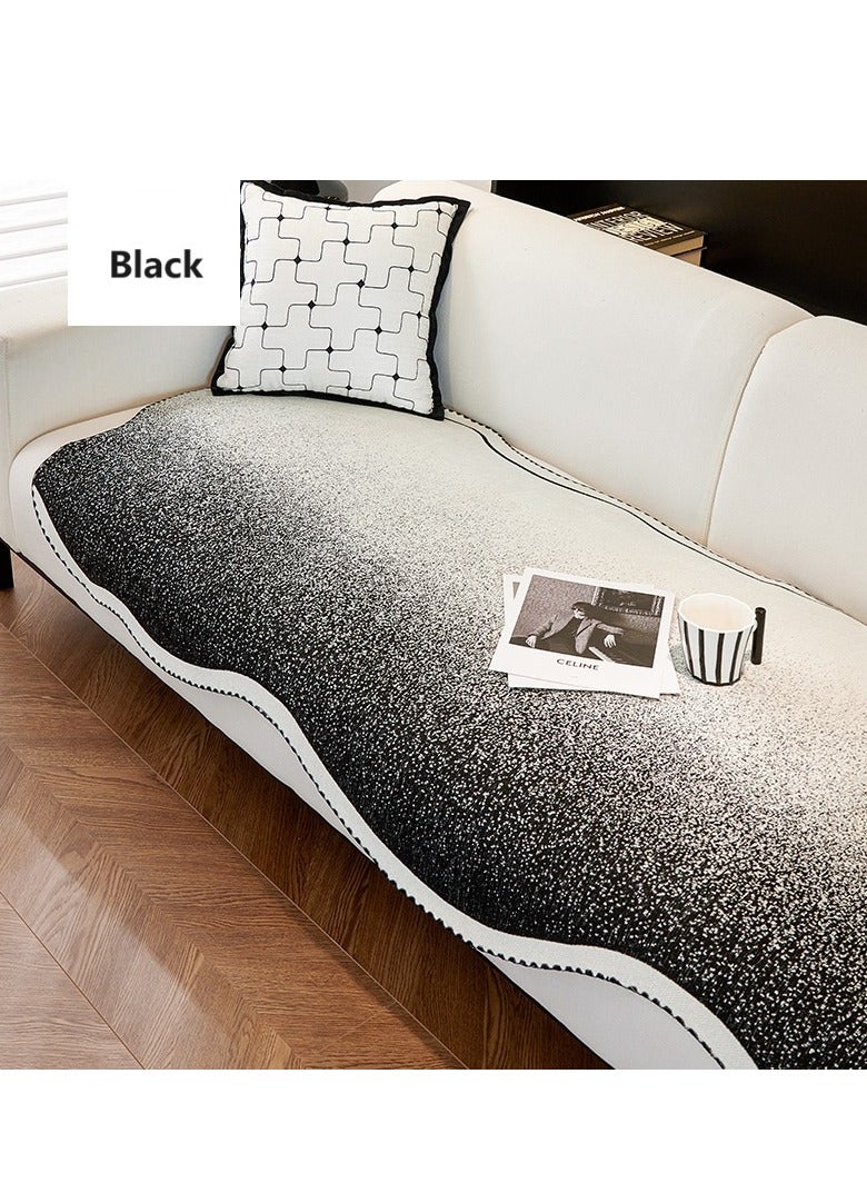 general Irregular And Irregular Shaped Sofa Cushion Simple Living Room Chenille Non Slip Seat Cushion Cover Cloth Towel - Image 1