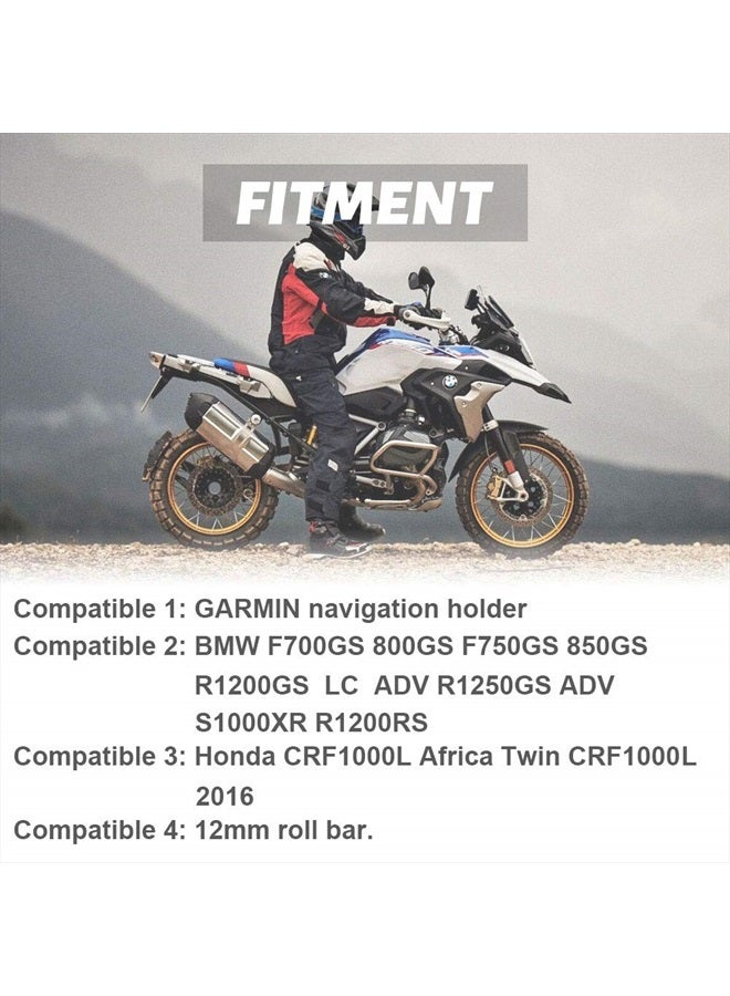 Estelle Motorcycle Phone Mount with USB Charger Mobile Phone holder GPS Navigation Bracket for BMW R1200GS R1250GS LC ADV Adventure F700GS F800GS F750GS F850GS for Honda CRF1000L Africa Twin Accessories - Image 5