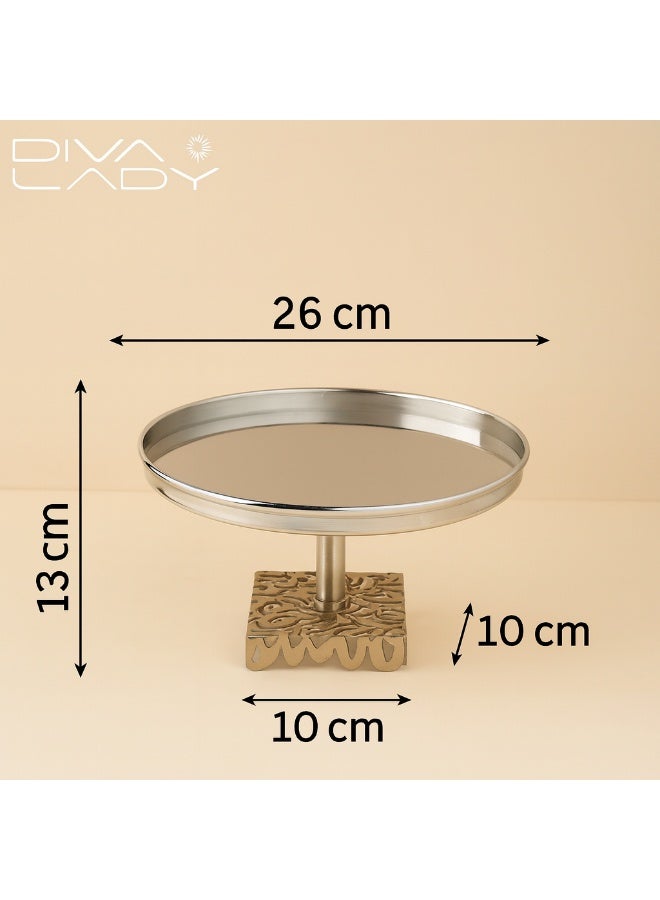DIVA LADY Royal Serving Stand with Decorative Base – Size 26 × 13 × 10 cm - Image 2