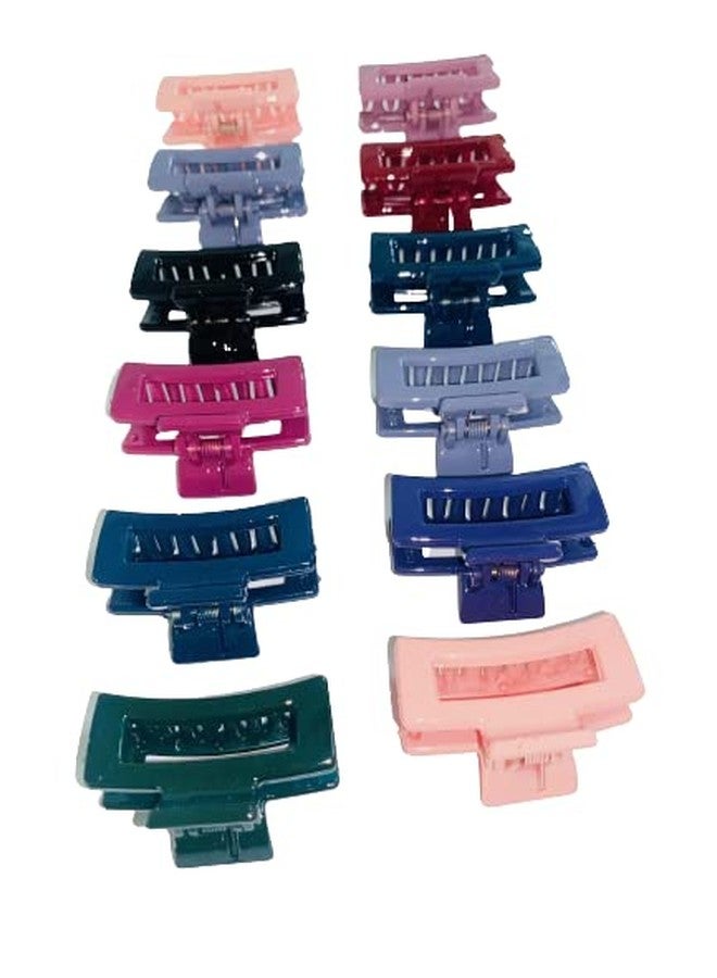 ويسدم 6 قطع من مشابك الشعر للنساء، مشابك شعر قوية غير لامعة للشعر الكثيف، إكسسوارات تصفيف شعر عصرية للفتيات، مشابك شعر كبيرة للشعر الكثيف (نمط مربع صغير) - Image 4