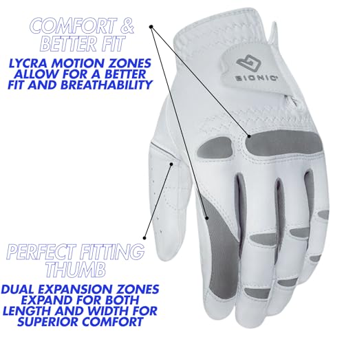 Bionic Men's Performance Grip Pro Premium Leather Golf Glove (2X-Large, Right) - Image 3