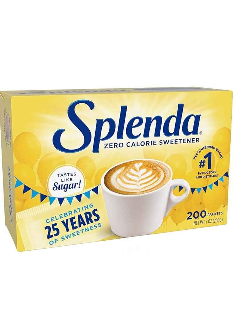 Splenda - No Calorie Sweetener Granules 200 Count Packets - Image 1