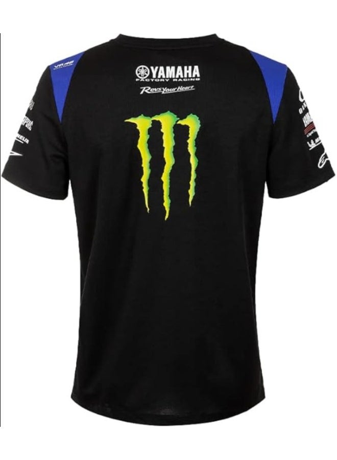 VR46 VR 46 Men's Replica Yamaha Monster Team 2022 T-Shirt - Image 2