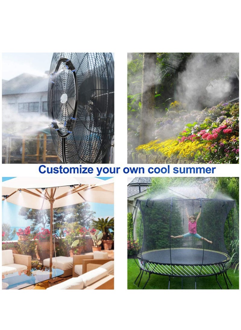 XiuWoo - 10-Meter Misting Cooling System Kit – Watering Line for Outdoor Cooling and Irrigation - Image 1