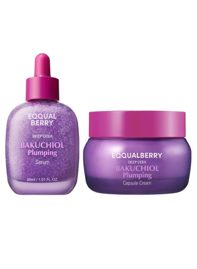 إيكوالبيري سيروم باكوتشيول الممتلئ 30 مل + كريم كبسولة باكوشيول الممتلئ 50 مل