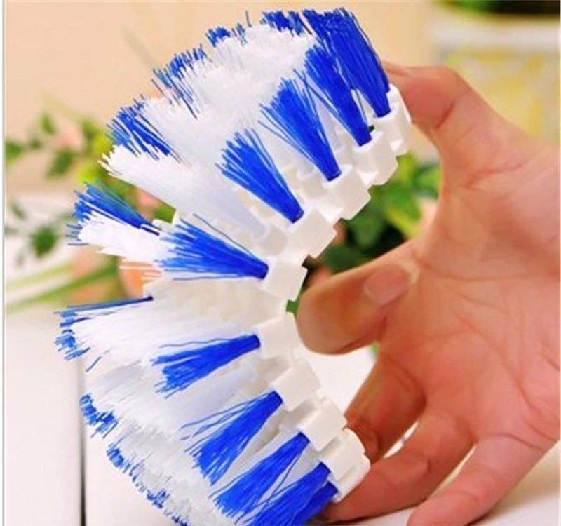 CUVLY® Plastic Flexible Brush for Multipurpose Cleaning for Home, Kitchen, Bathroom, Cloth, Floor, Sink (Multicolored) (1) - Image 5