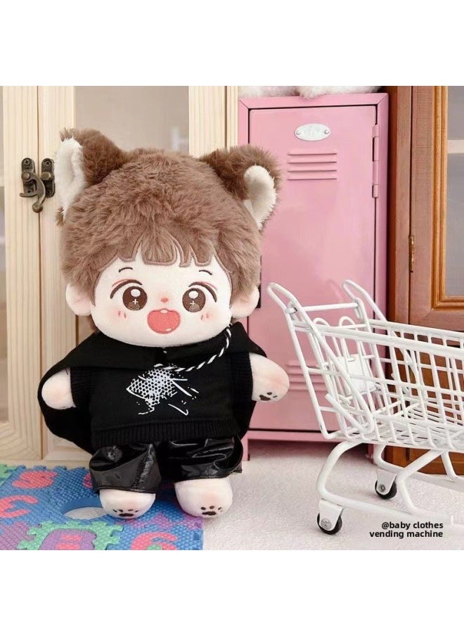 Generic - Doll Coat 10cm Cotton Doll Starfish Body Normal Body 15cm Clothes Skirt Cute Summer Men's And Women's Doll Coat Collection-Specifications:10cm-Color:Sleeping Pink Love Bedding - Image 1
