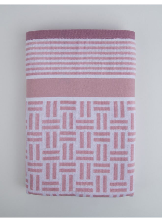 White Rose BROKEN LINES TOWELS - 450 GSM - 100% Cotton Velour - Bath Sheet 80x160 cm -MultiColour - Modern Stripe Design - Luxury Touch - Extra Absorbent  - Image 4