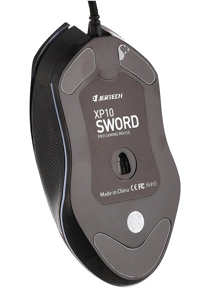 Generic - Jertech SWORD XP10 Wired RGB Gaming Mouse 3200Dpi - Image 1