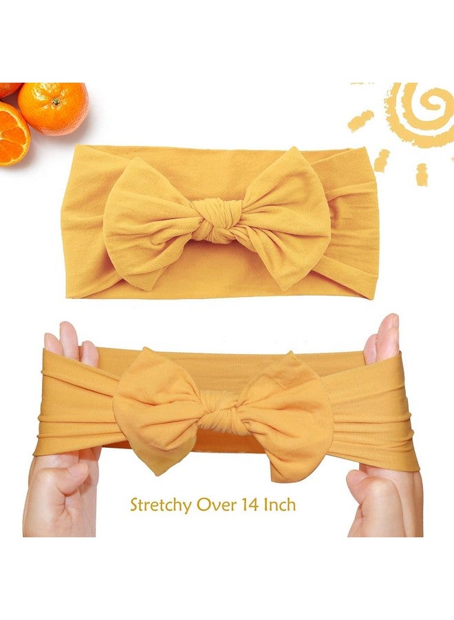 ALinmo 25Pcs Baby Nylon Headbands Soft Hairbands Hair Bow Elastics For Baby Girls Newborn Infant Toddlers Kids - Image 2