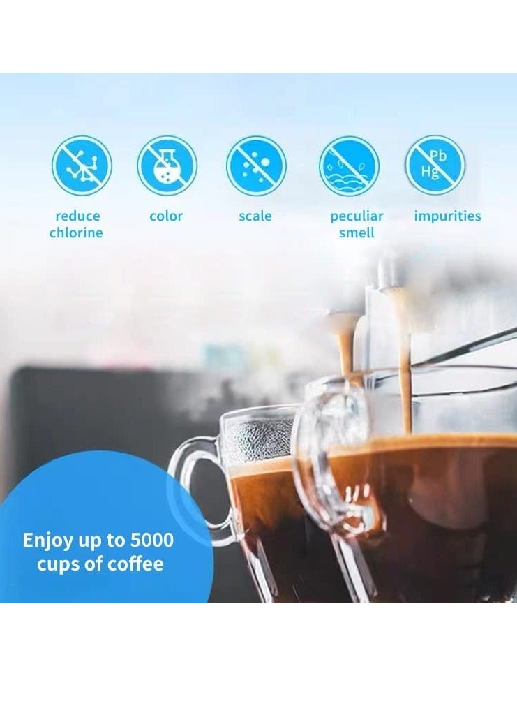 SYOSI Coffee Filter Compatible with AquaClean CA6903 for Fully Automatic Coffee Machines Dedicated Anti-Lime Scale Water Purifier Improve Water Quality and Extend Coffee Machine Lifespan 2 Pack - Image 3