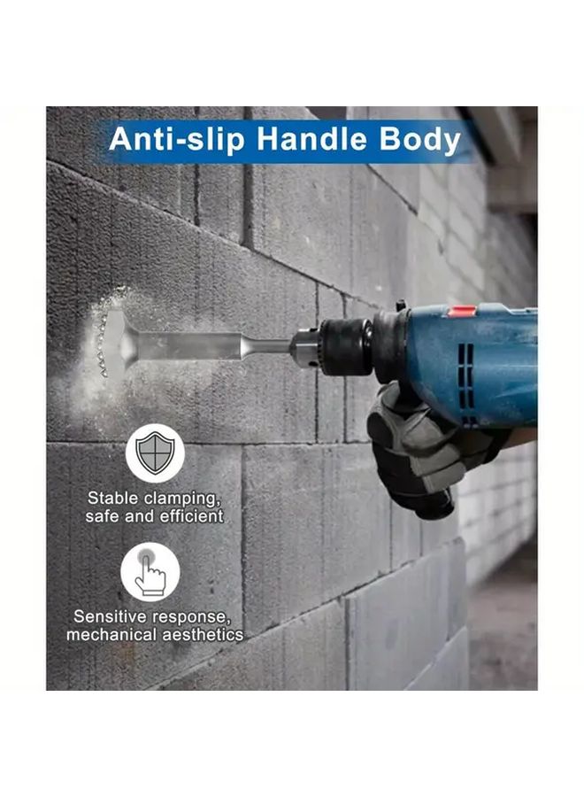 1pc SDS Plus Square Head Chisel 40Cr Alloy Steel for Stone Bridge Wall Granite Work - Image 3
