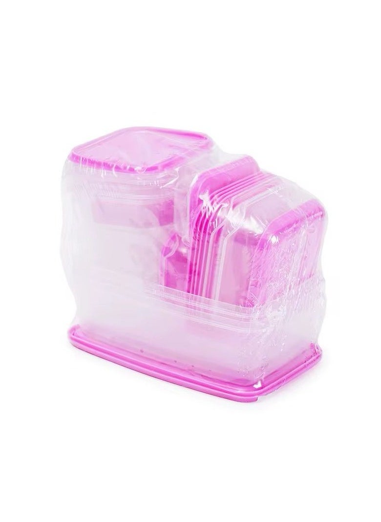 Generic Multi-Purpose Plastic Food Storage Container Set (17 Pieces)  - Image 1