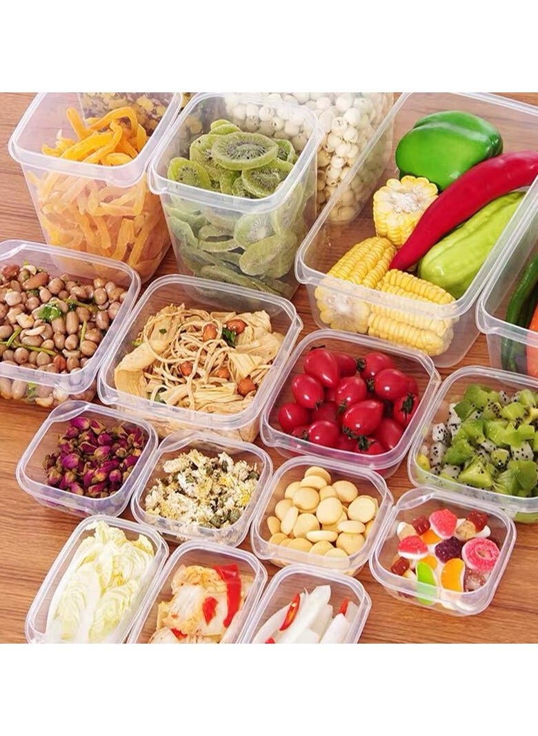 Generic Multi-Purpose Plastic Food Storage Container Set (17 Pieces)  - Image 3