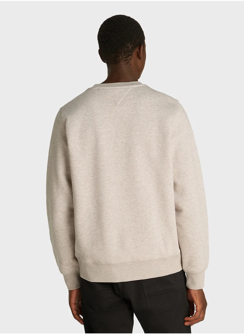 تومي هيلفيغر Logo Pocket Detail Hoodie