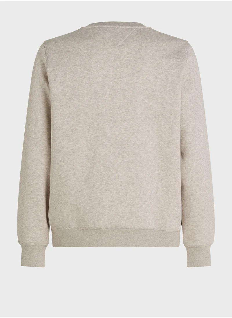 تومي هيلفيغر Logo Pocket Detail Hoodie