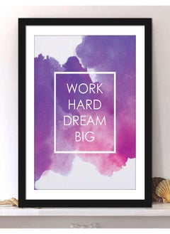 Wall Posters with Dream Big Motivational Quote and Black Frame - Wall Arts Home Decor Photo Frames - 30x40cm by Spoil Your Wall - pzsku/ZEC82F85CDB72CC656017Z/45/_/1695030949/77f892c8-e290-4b0c-a785-7f39740736ab