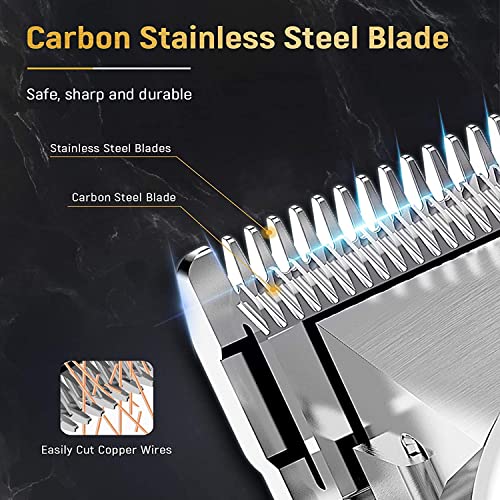 YHAYHO Professional Replacement Clipper Blades Precision 2 Holes Adjustable Clipper Blade Detachable Trimmer Replacement Blade Stainless Steel Replacement Blade, Senior Cordless Clipper Blade - Image 2