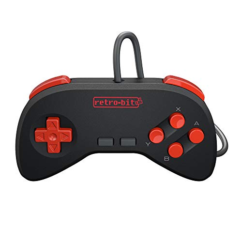 Retro Bit Retro-Bit Retro Duo 2 in 1 Console System - for Original NES/SNES, & Super Nintendo Games - Black/Red - Image 3