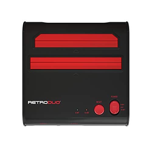 Retro Bit Retro-Bit Retro Duo 2 in 1 Console System - for Original NES/SNES, & Super Nintendo Games - Black/Red - Image 5