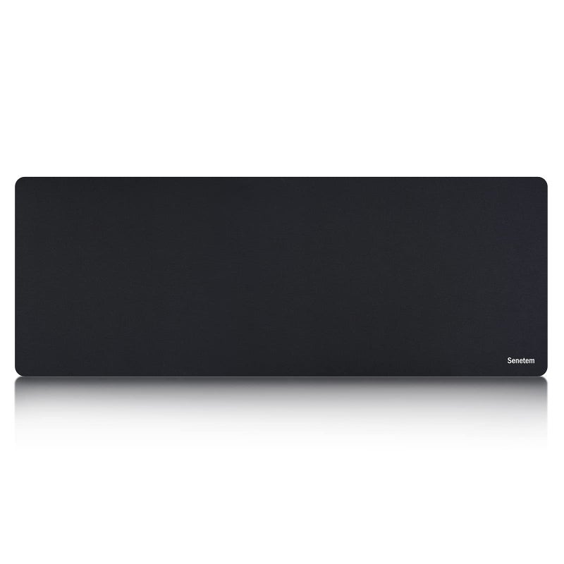 Senetem XXXL Large Mouse Pad, Ultra-Smooth Gaming Mousepad, Non-Slip Rubber Base, Washable Surface Fits Wired & Wireless Mouse â€“ Oversized Big & Long Keyboard Computer Black Mat for Desk, 35.4x15.7 in - Image 2