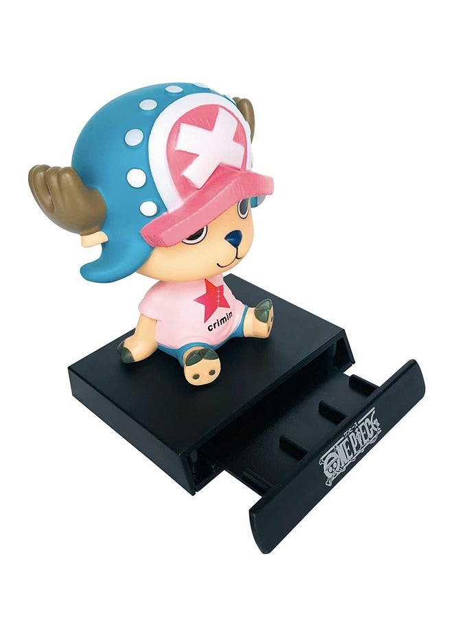 Generic One Piece Bobblehead Figures Anime, Funny Bobblehead Car Dashboard Decorations, Car Accessories Interior, Home Desk Ornaments Charm with Phone Holder for Women Men Boys Girls  - Image 3
