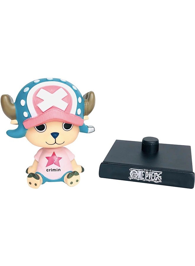 Generic One Piece Bobblehead Figures Anime, Funny Bobblehead Car Dashboard Decorations, Car Accessories Interior, Home Desk Ornaments Charm with Phone Holder for Women Men Boys Girls  - Image 4