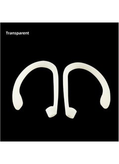 Suitable For Air Pods Anti-lost Ear Hanging Apple Bluetooth Headset Sports Wireless Silicone Hanging-Color:Transparent Left And Right Pair (naked)-Model:General