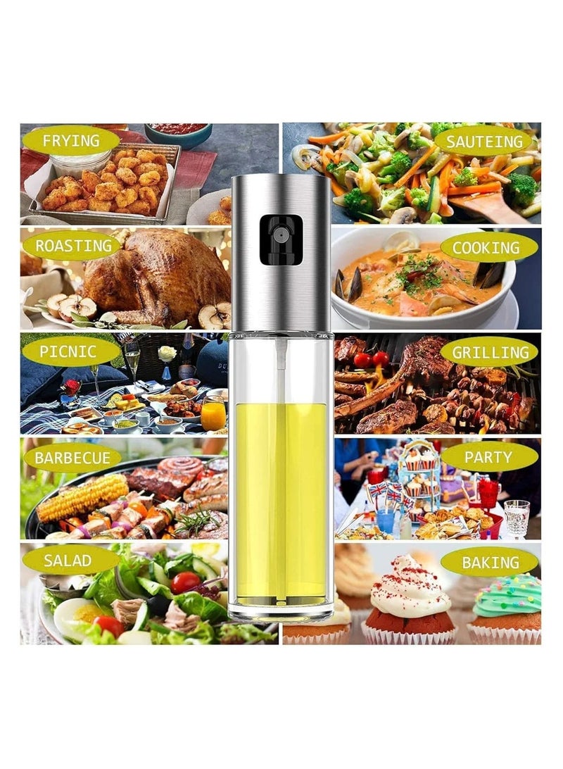 100ml multicolor transparent oil spray bottle - Image 3