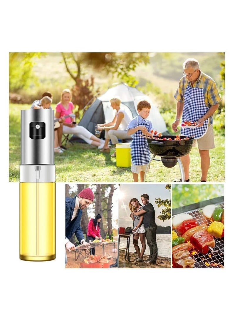 100ml multicolor transparent oil spray bottle - Image 2
