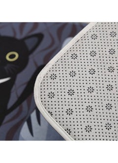 Gydthdeix Gydthdeix Rectangle Cartoon Lovely Cats Kitty Pattern Mat Rug for Stairway Toilet Floor Bedroom Living Room Bathroom Kitchen Home Decoration Area  - Image 3