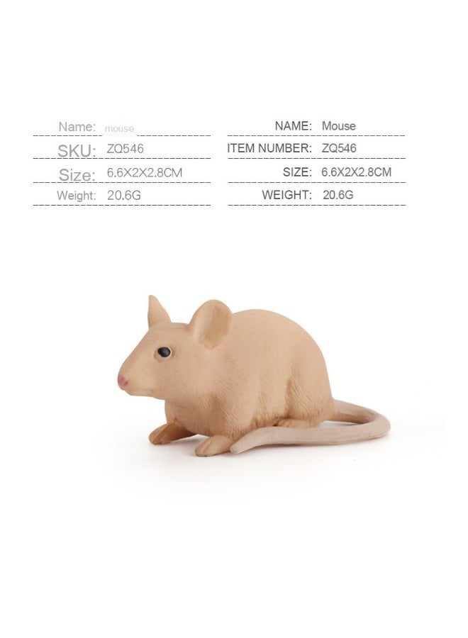 NIBEMINENT Children's Early Education Cognitive Wild Animal Rodent Model