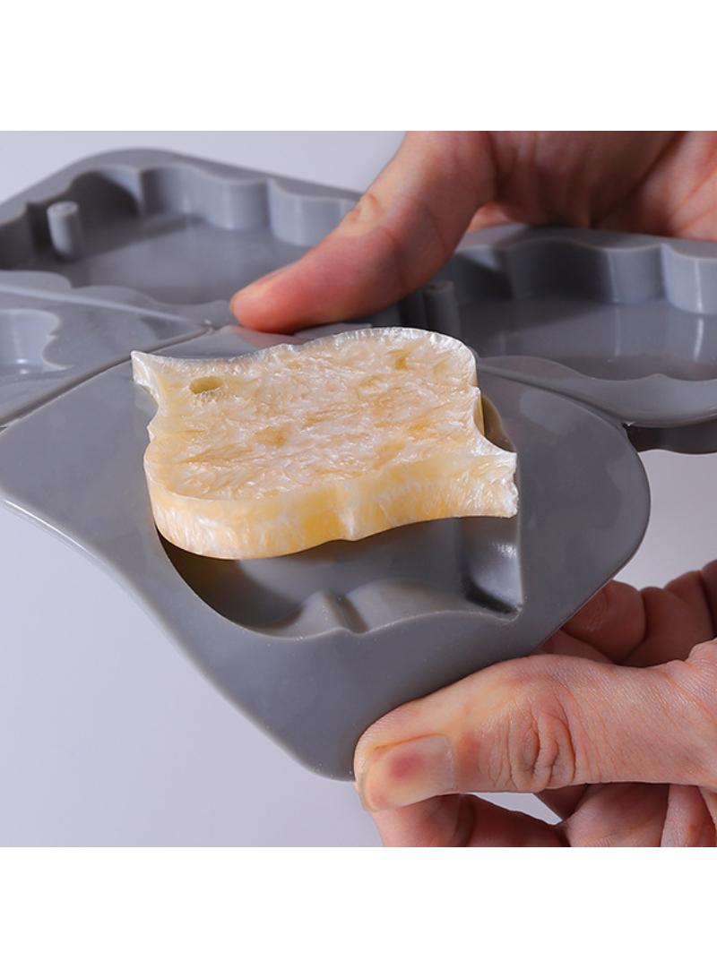 Silicone Soap Moulds, 4 Pack Cavity Rectangle DIY Moulds for Soap Candle Dropping Adhesive Pendant Mould - Image 2
