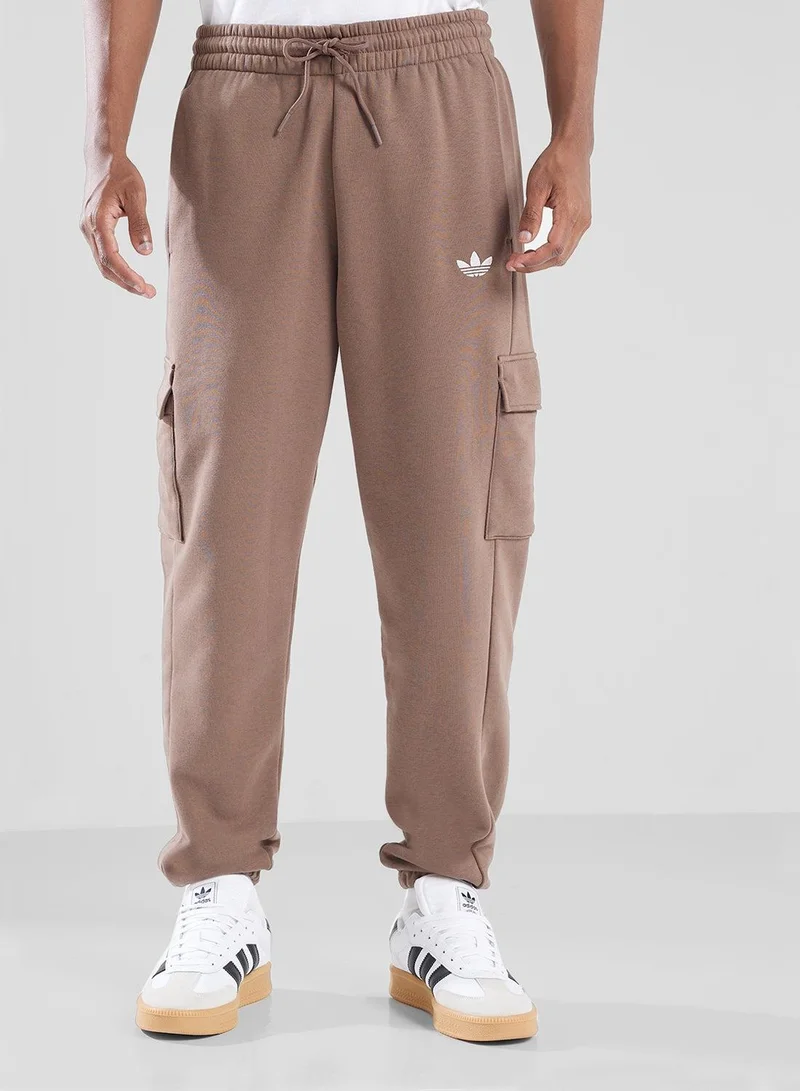 adidas بنطلون كارجو سويت بانت بني يونيسكس أوريجينالز