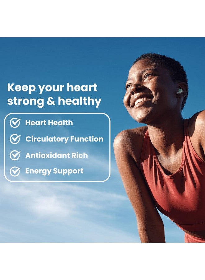 Sanar Naturals Sanar Naturals Red Yeast Rice, CoQ10 Supplement - Supports Healthy Heart Function, Energy, and Stamina - Non-GMO, Gluten Free, Vegan, 120 Capsules - Image 2