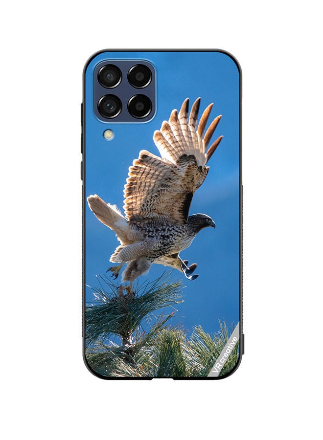 VR CREATIVE Protective Case Cover For Samsung Galaxy M33 Hunting Eagle Design Multicolour - Image 1