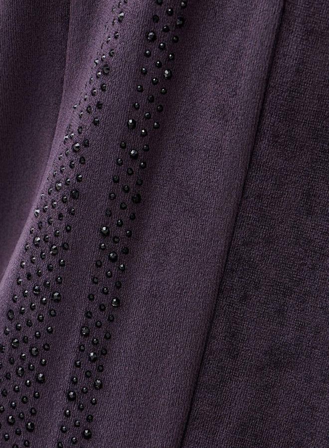 Kappa Embellished Velour Regular Fit Track Pants with Pockets - Image 5