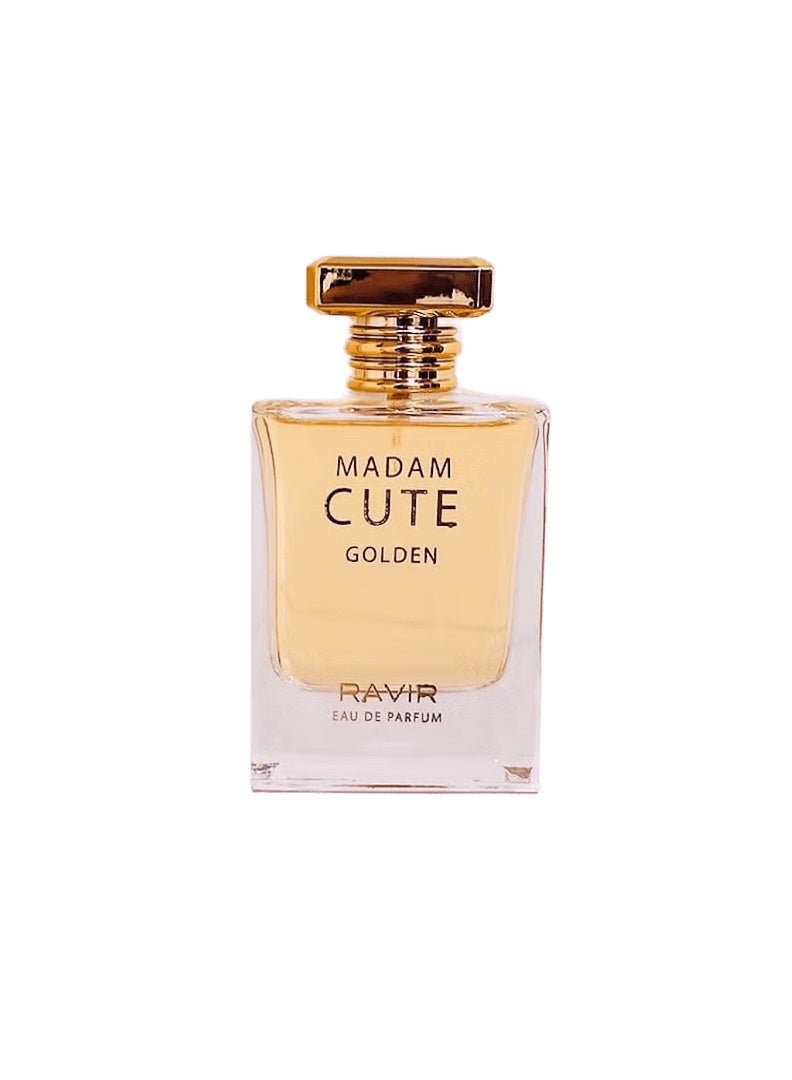 RAVIR MADAM CUTE GOLDEN Eau De Parfum for Women - 100ml | Elegant Amber Floral Fragrance - Image 2