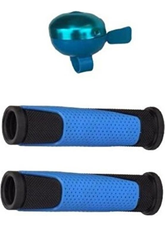 NCR - Bicycle Handlebar & Bell Set Blue - Image 1