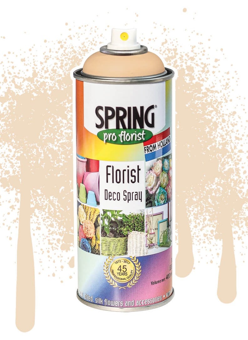 SPRING Spring Color Spray Light Rose, 400ml, High-Quality Floral Spray for Fresh or Artificial Flowers 