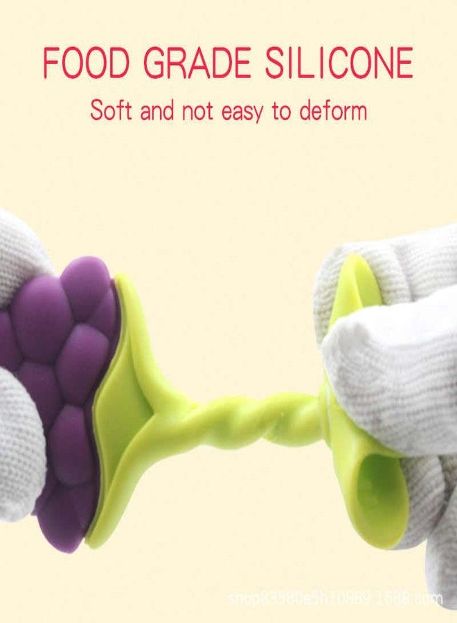 Fimalia Teething Baby Chew Toys, BPA-Free Baby Teething Toy for Babies 0-12 Months. Natural Organic Freezer Safe Specialized Teether Toys for Toddlers, Relief Gingival Pain ( 2pc, Multicolor ) (Fruit Shape (2 pc Multicolor)) - Image 4