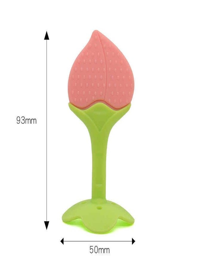 Fimalia Teething Baby Chew Toys, BPA-Free Baby Teething Toy for Babies 0-12 Months. Natural Organic Freezer Safe Specialized Teether Toys for Toddlers, Relief Gingival Pain ( 2pc, Multicolor ) (Fruit Shape (2 pc Multicolor)) - Image 2